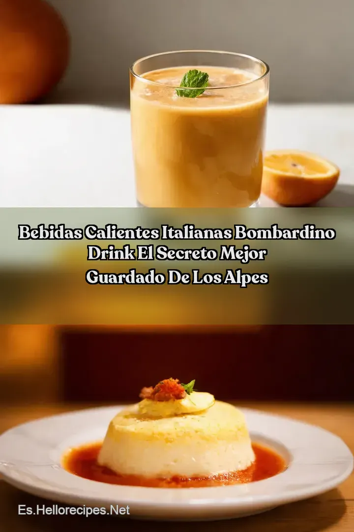 Bebidas Calientes Italianas bombardino drink El Secreto Mejor Guardado de los Alpes