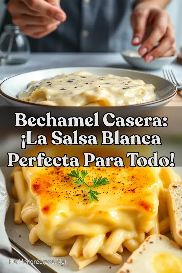 Bechamel Casera: &iexcl;La Salsa Blanca Perfecta para Todo!