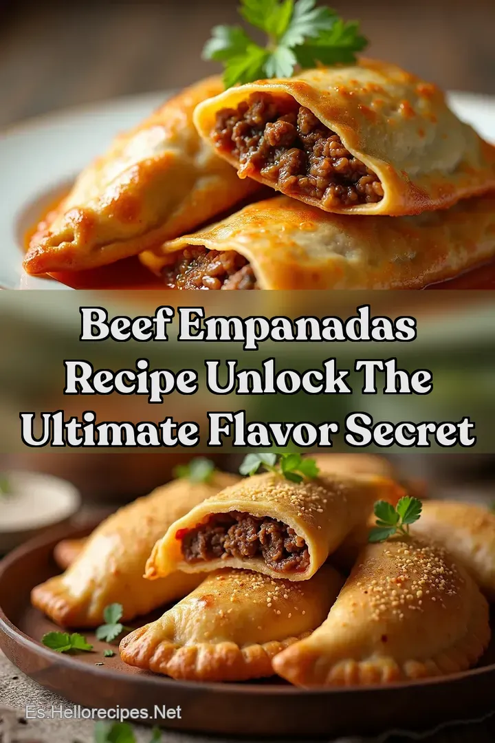 Beef Empanadas Recipe Unlock the Ultimate Flavor Secret