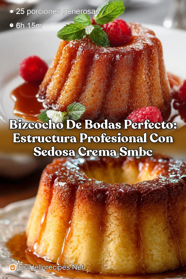 Bizcocho de Bodas Perfecto: Estructura profesional con sedosa crema SMBC