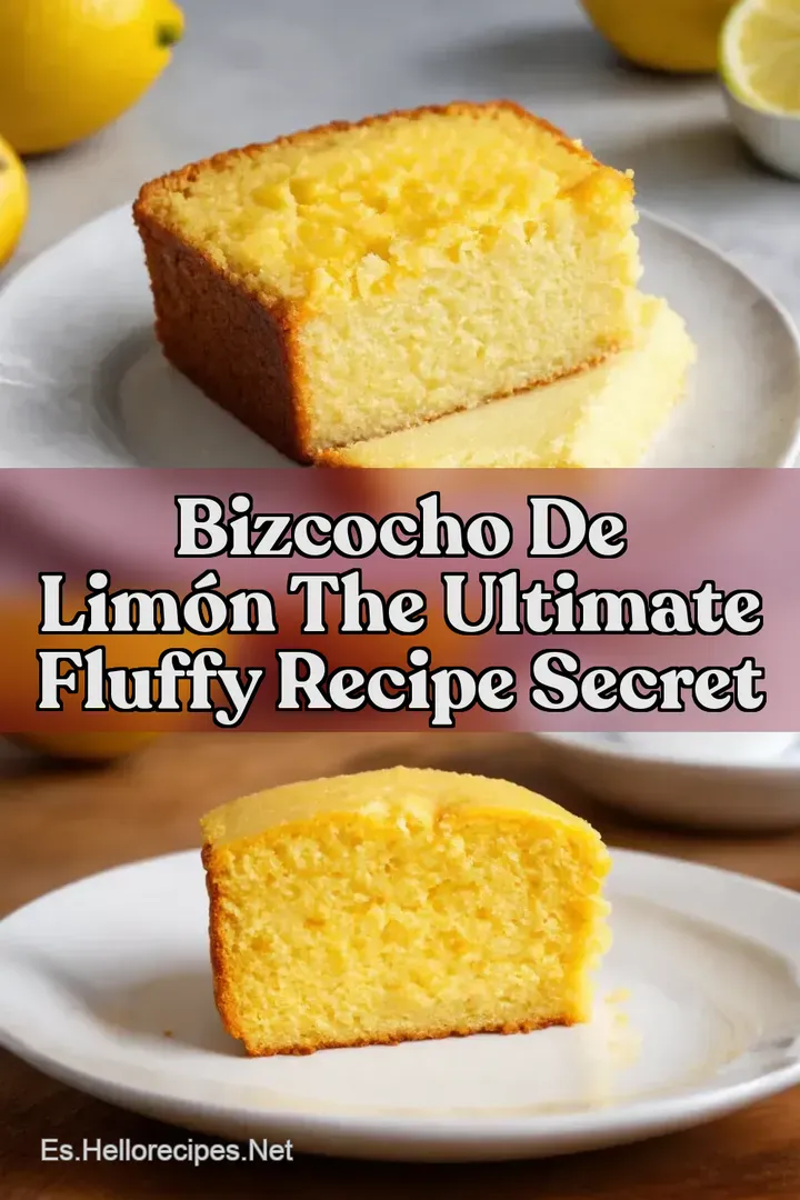 Bizcocho de Lim&oacute;n The Ultimate Fluffy Recipe Secret