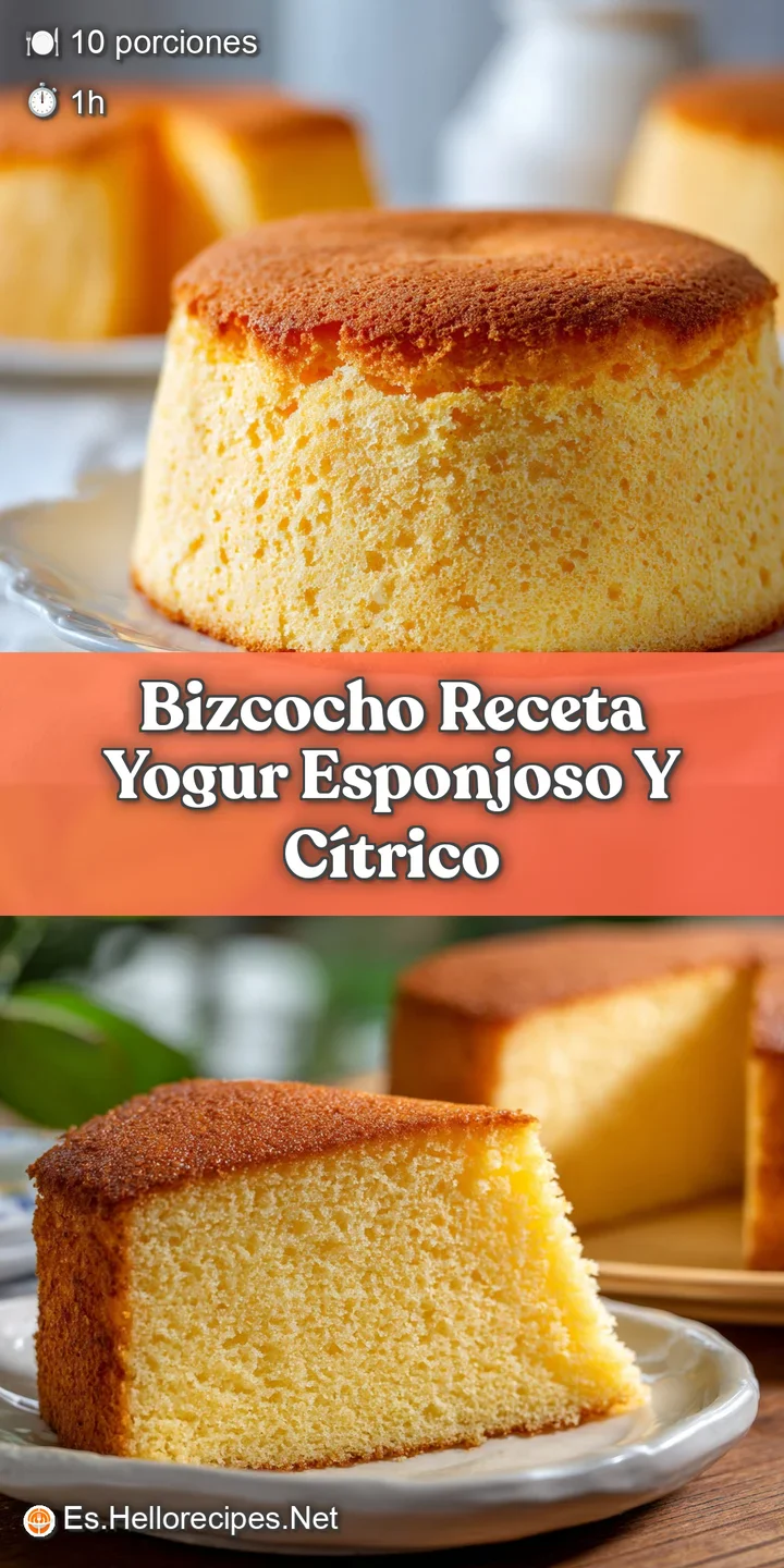 Close-up of soft, airy yogurt cake reveals a delicate crumb, flecked with golden hues, promising a subtly sweet and comfor...