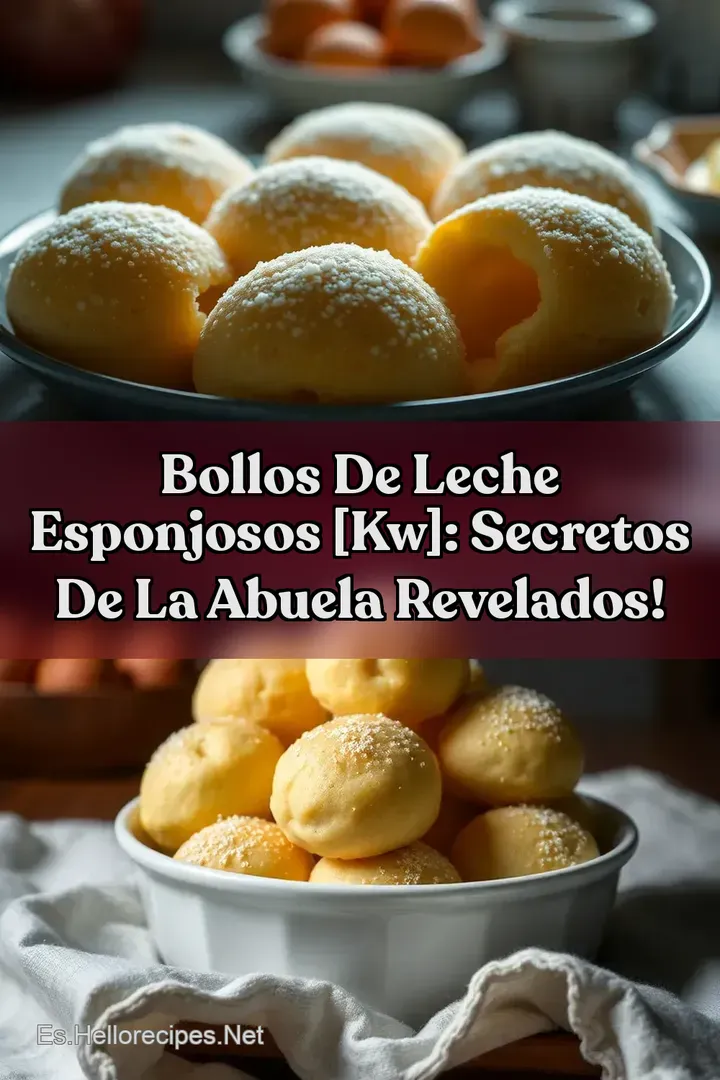 Bollos de Leche Esponjosos [kw]: Secretos de la Abuela Revelados!