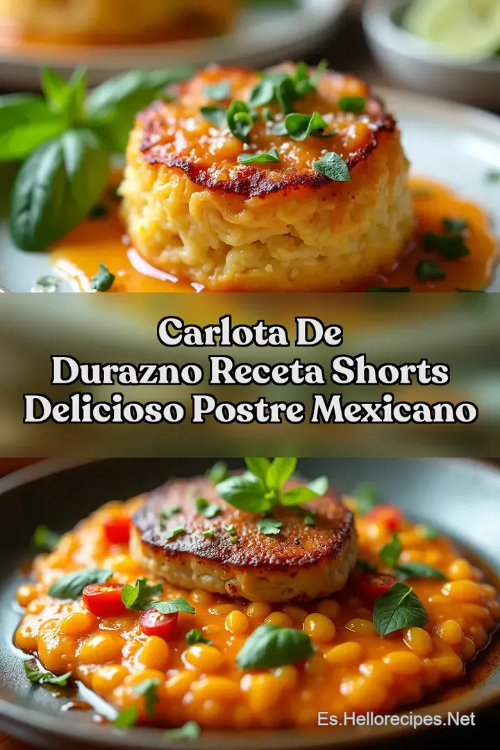 Carlota de Durazno Receta shorts Delicioso Postre Mexicano