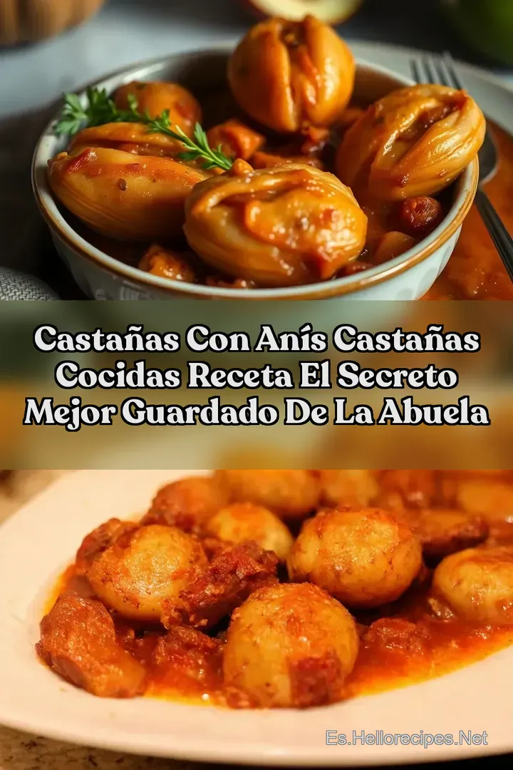Casta&ntilde;as con An&iacute;s casta&ntilde;as cocidas receta El Secreto Mejor Guardado de la Abuela