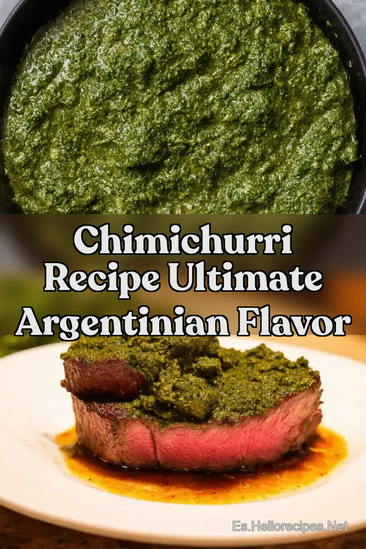 Chimichurri Recipe Ultimate Argentinian Flavor