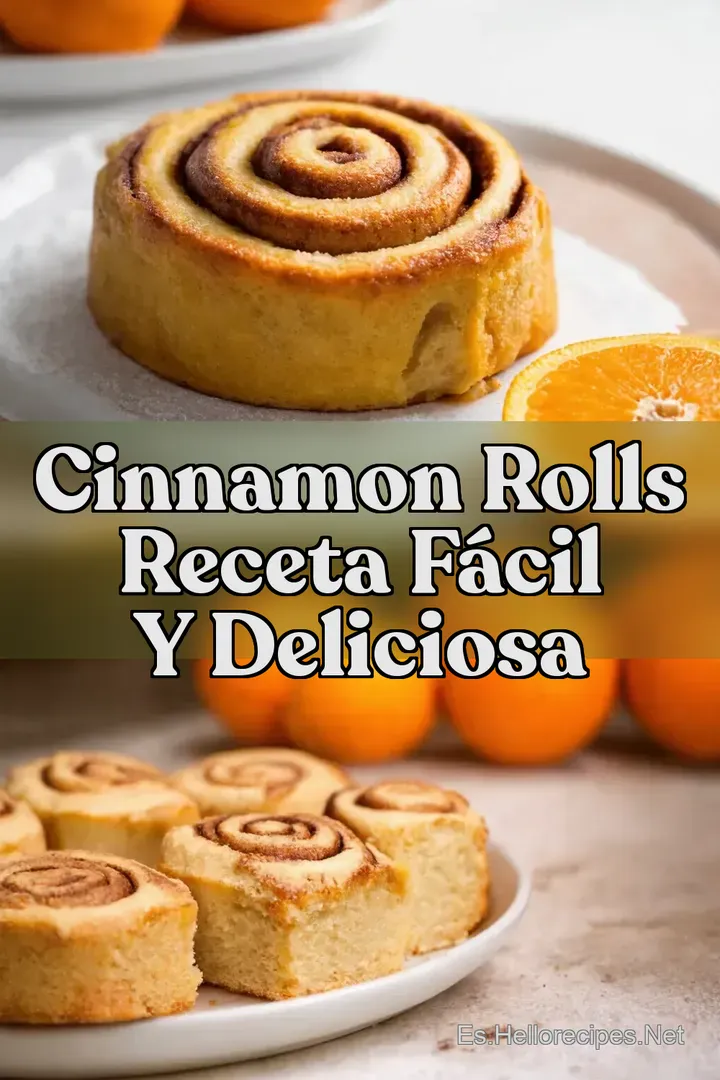 Cinnamon Rolls Receta F&aacute;cil y deliciosa