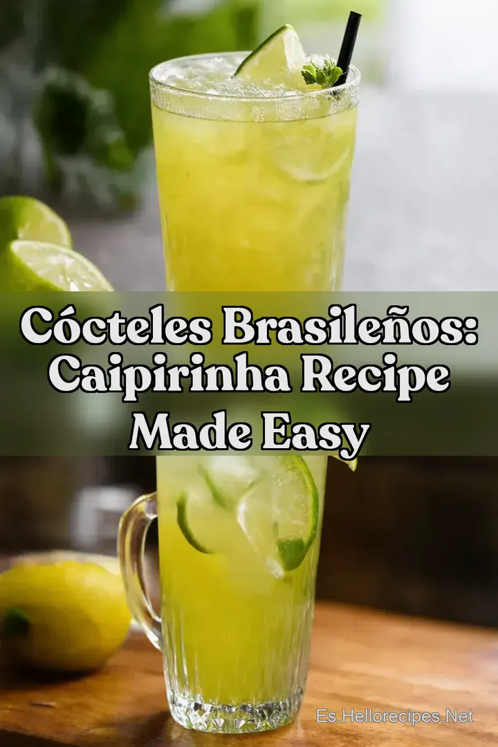 C&oacute;cteles Brasile&ntilde;os: Caipirinha Recipe Made Easy