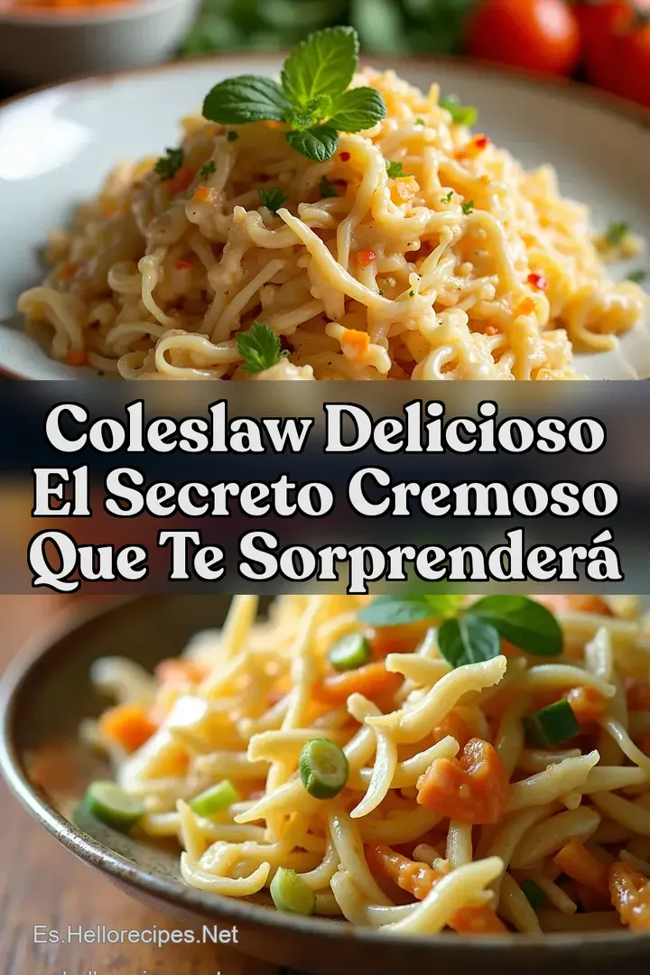 Coleslaw Delicioso El Secreto Cremoso Que Te Sorprender&aacute;