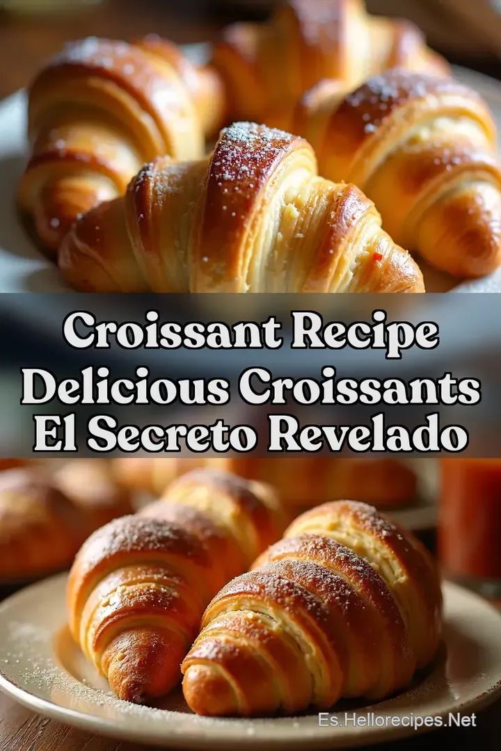 Croissant Recipe Delicious Croissants El Secreto Revelado