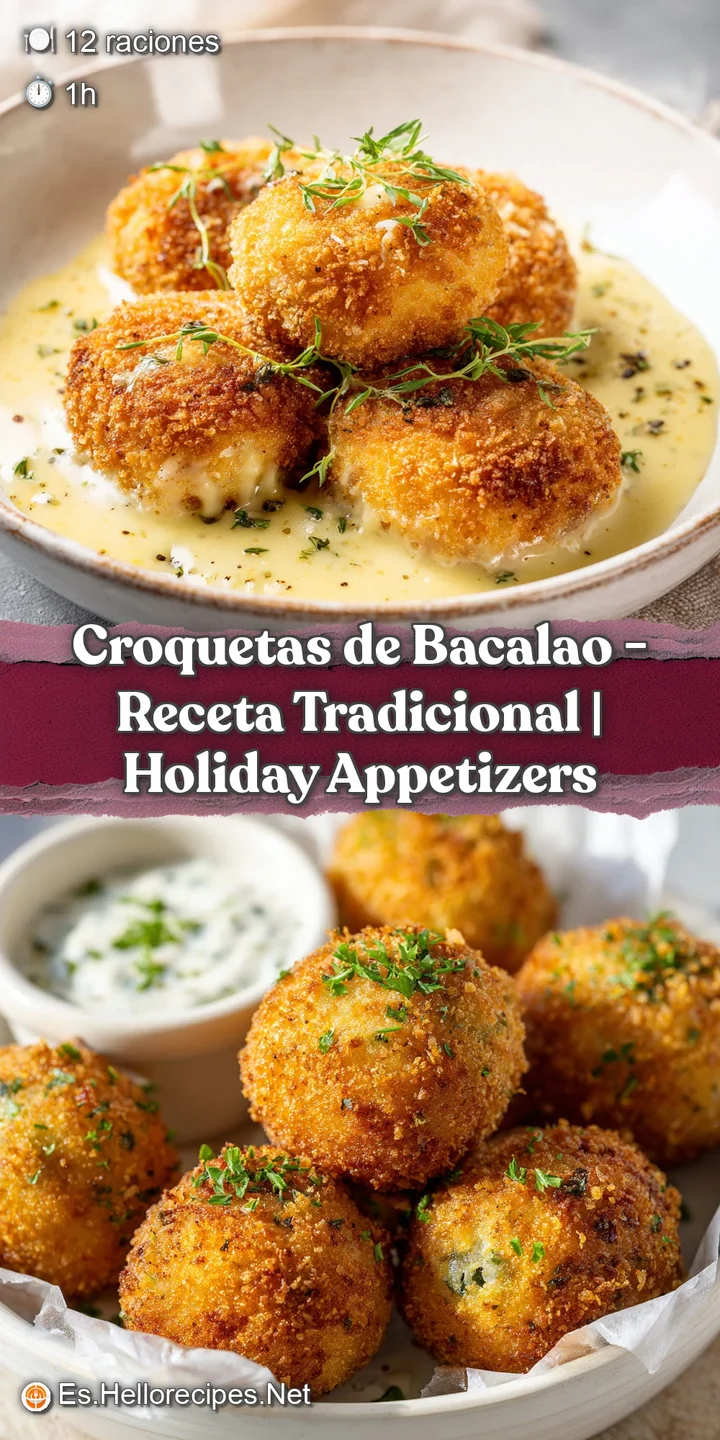 Close-up of a single, perfectly fried croqueta, its golden, textured exterior hinting at a warm, creamy cod and potato cen...