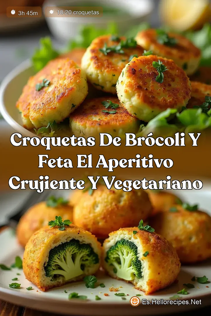 Croquetas de Br&oacute;coli y Feta El Aperitivo Crujiente y Vegetariano