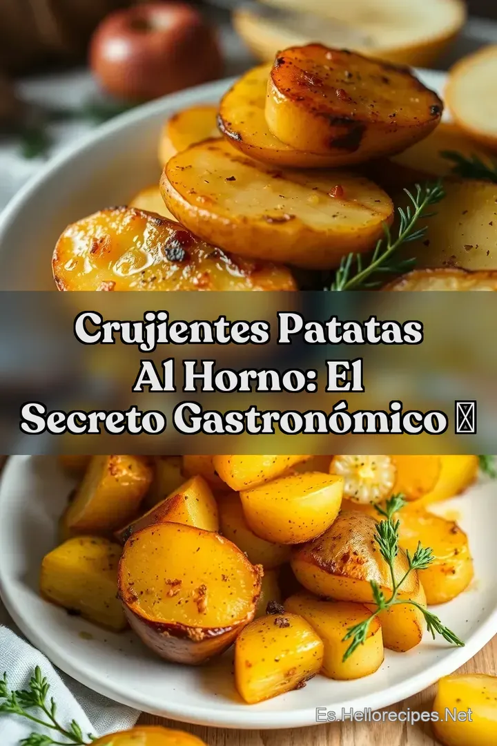 Crujientes Patatas al Horno: El Secreto Gastron&oacute;mico ✨