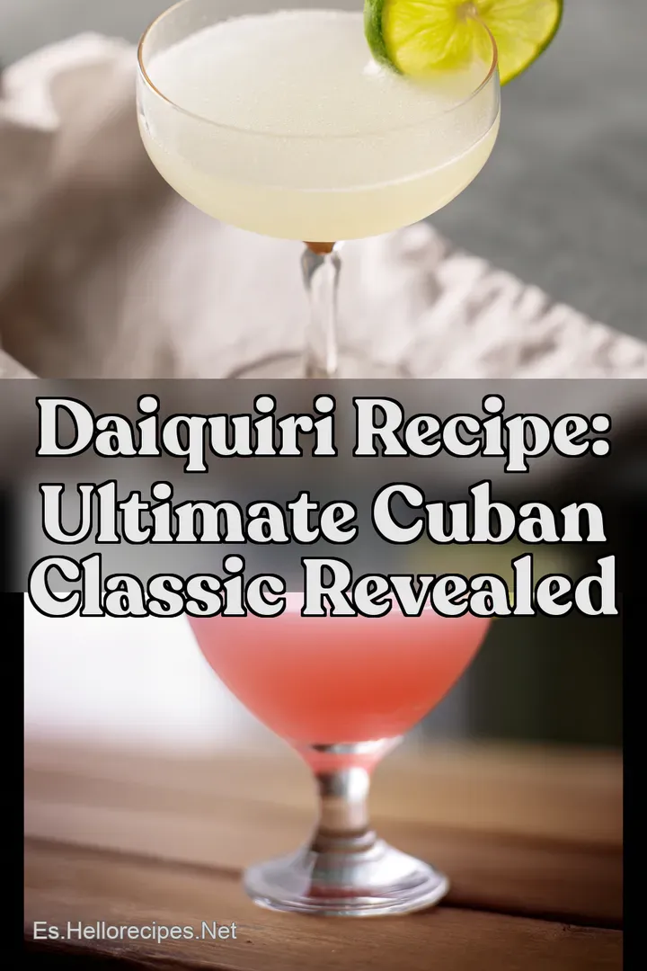Daiquiri Recipe: Ultimate Cuban Classic Revealed