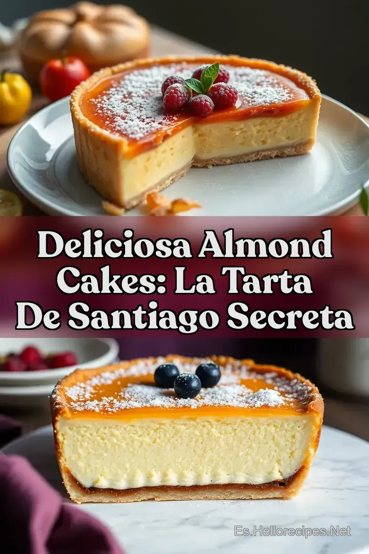 Deliciosa Almond Cakes: La Tarta de Santiago Secreta