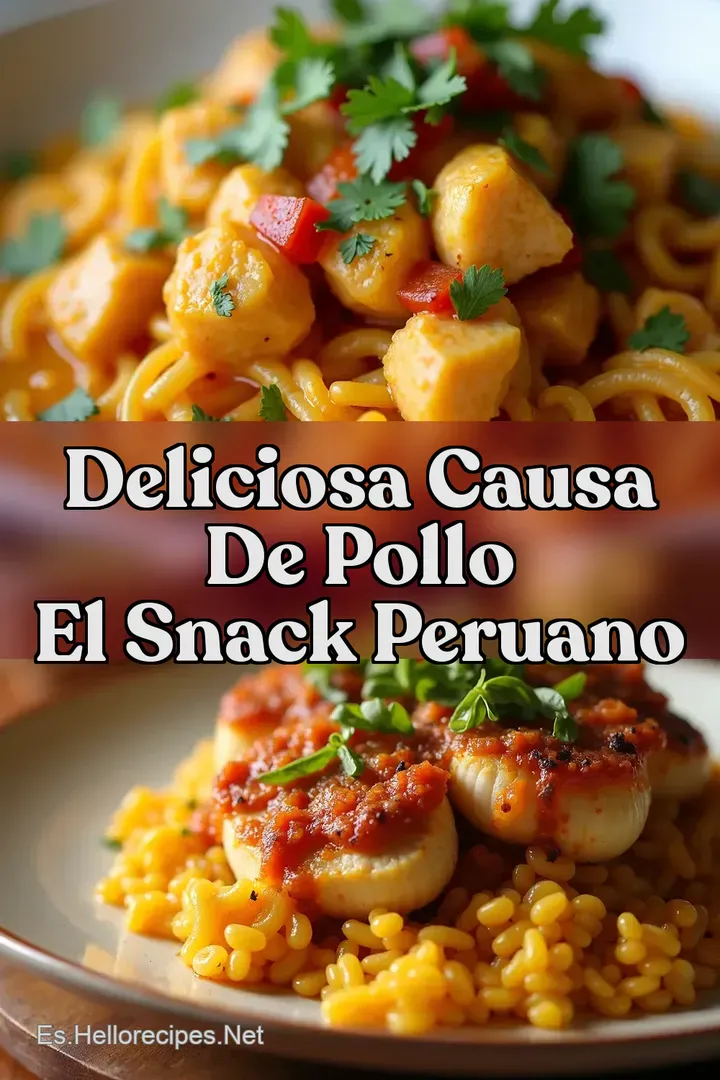 Deliciosa Causa De Pollo El Snack Peruano