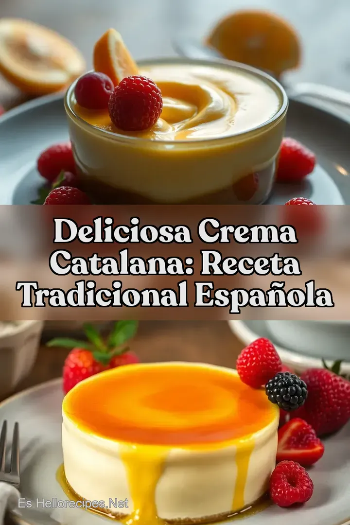 Deliciosa Crema Catalana: Receta Tradicional Espa&ntilde;ola