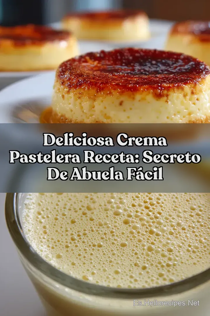 Deliciosa Crema Pastelera Receta: Secreto de Abuela F&aacute;cil