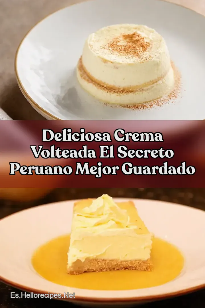 Deliciosa Crema Volteada El Secreto Peruano Mejor Guardado