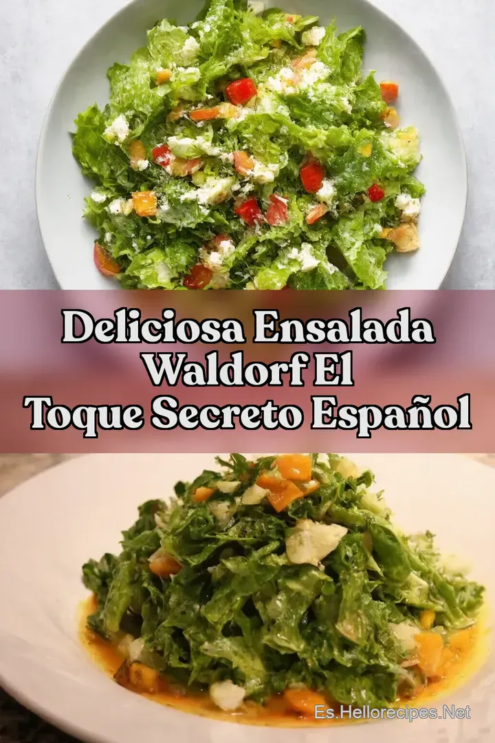 Deliciosa Ensalada Waldorf El Toque Secreto Espa&ntilde;ol