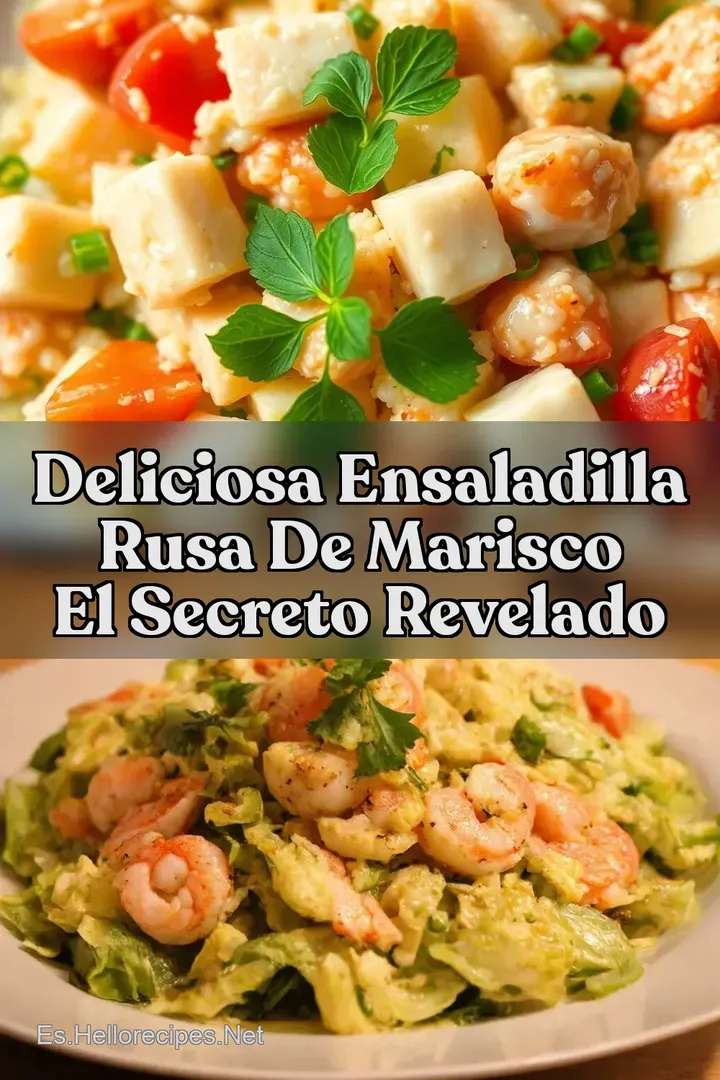 Deliciosa Ensaladilla Rusa de Marisco El Secreto Revelado