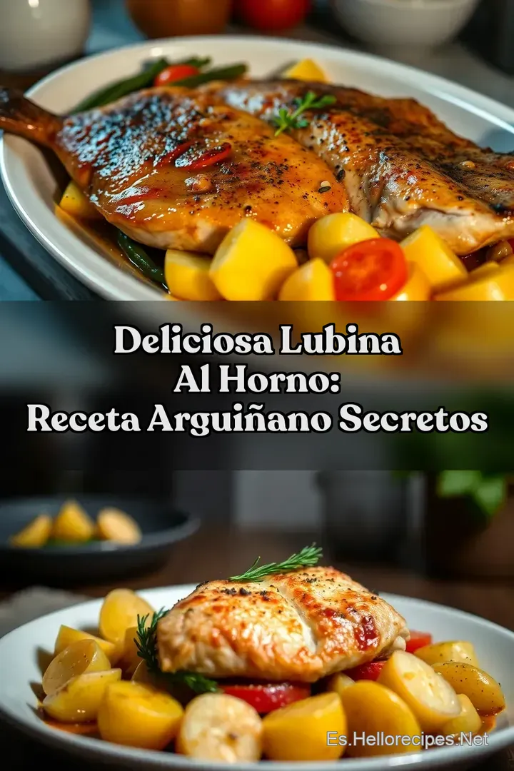 Deliciosa Lubina al Horno: Receta Argui&ntilde;ano Secretos