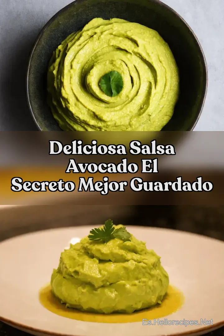 Deliciosa Salsa Avocado El Secreto Mejor Guardado