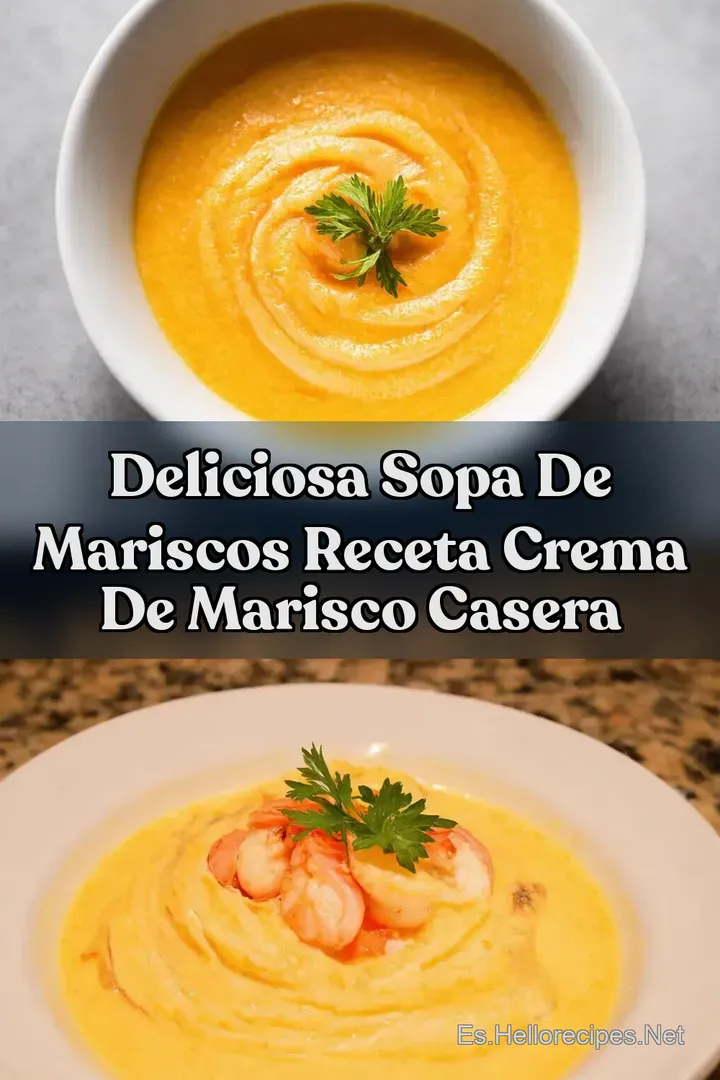 Deliciosa Sopa de Mariscos Receta Crema de Marisco Casera