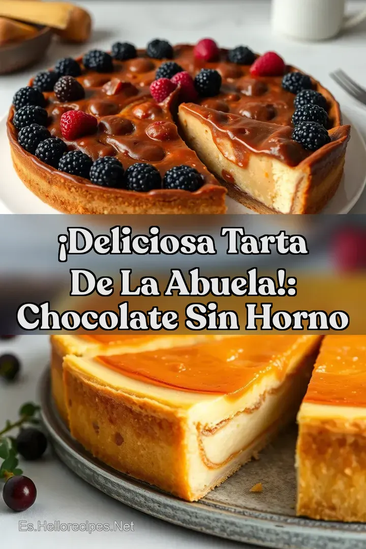 &iexcl;Deliciosa Tarta de la Abuela!: Chocolate Sin Horno