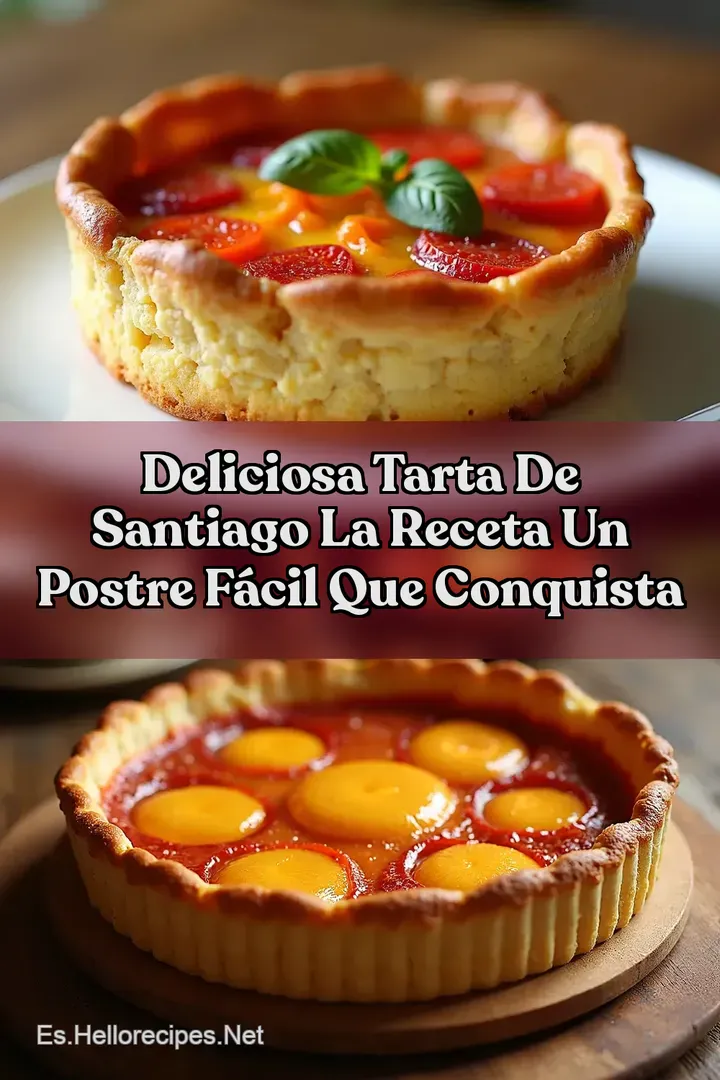 Deliciosa Tarta de Santiago la receta Un Postre F&aacute;cil que Conquista