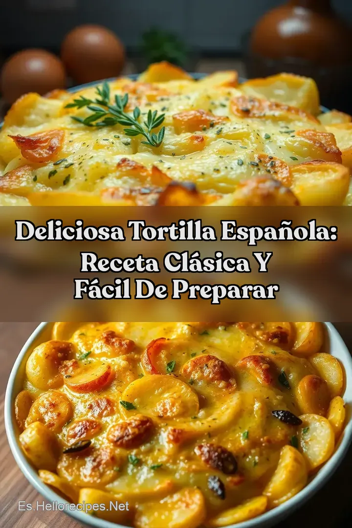 Deliciosa Tortilla Espa&ntilde;ola: Receta Cl&aacute;sica y F&aacute;cil de Preparar
