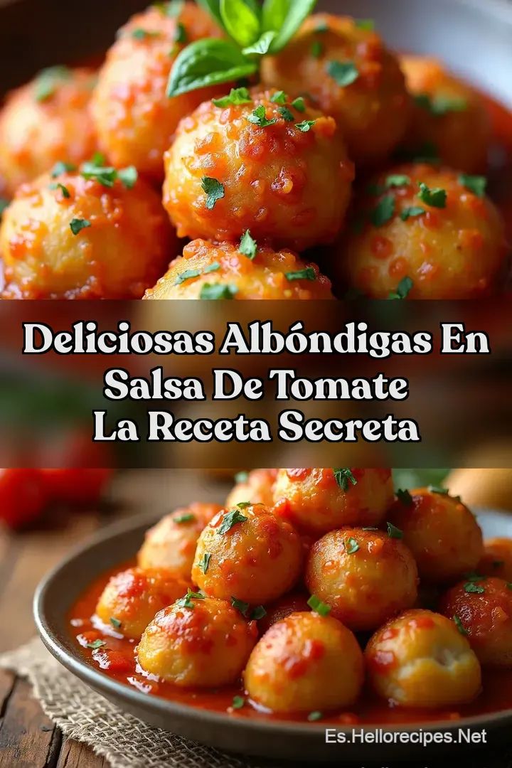 Deliciosas Alb&oacute;ndigas en Salsa de Tomate La Receta Secreta