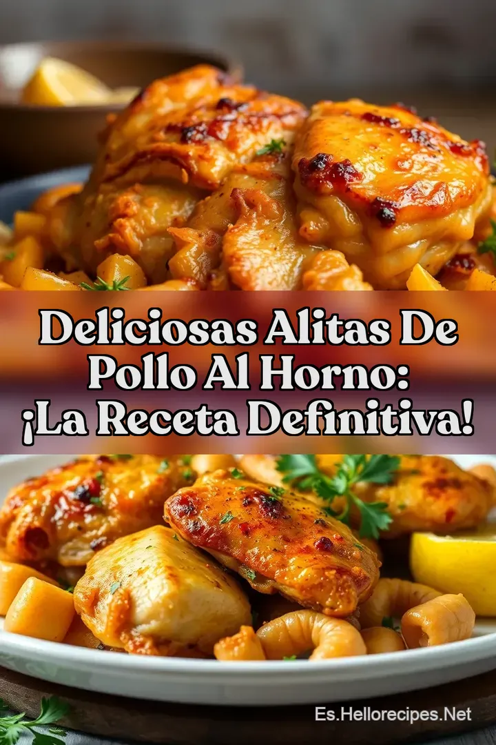 Deliciosas Alitas de Pollo al Horno: &iexcl;La Receta Definitiva!