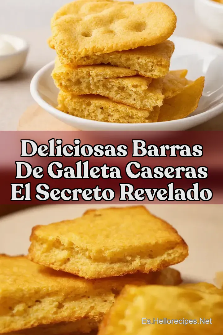 Deliciosas Barras de Galleta Caseras El Secreto Revelado