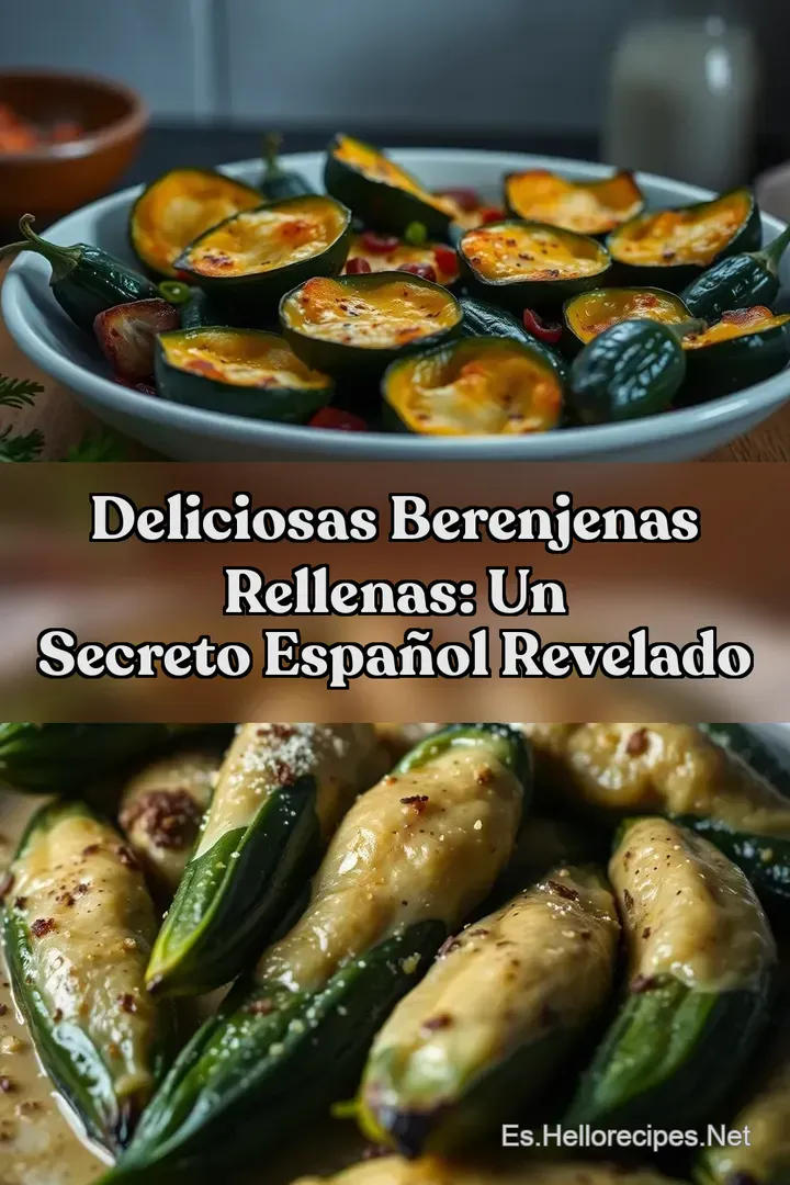 Deliciosas Berenjenas Rellenas: Un Secreto Espa&ntilde;ol Revelado