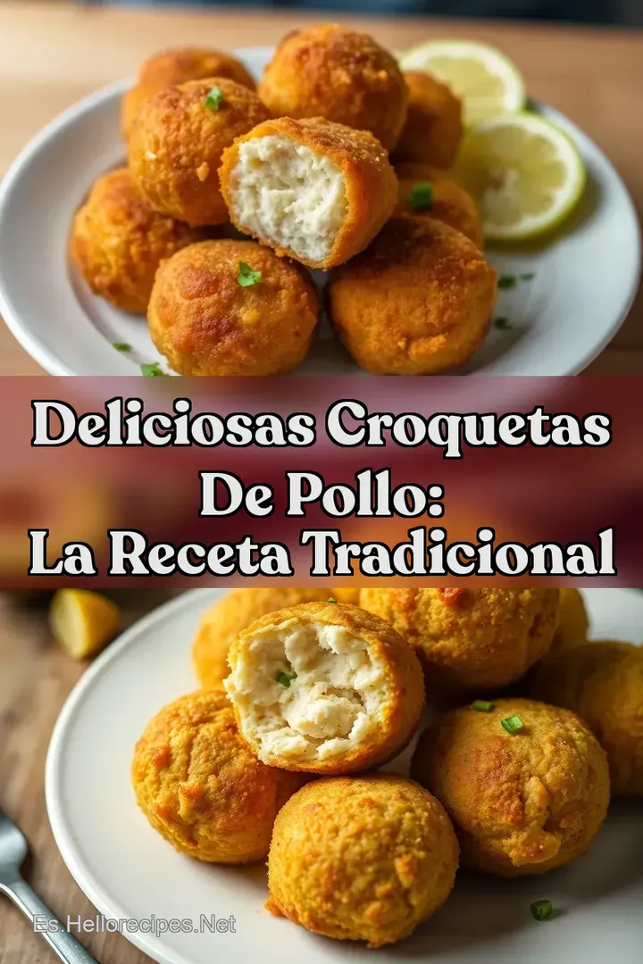 Deliciosas Croquetas de Pollo: La Receta Tradicional