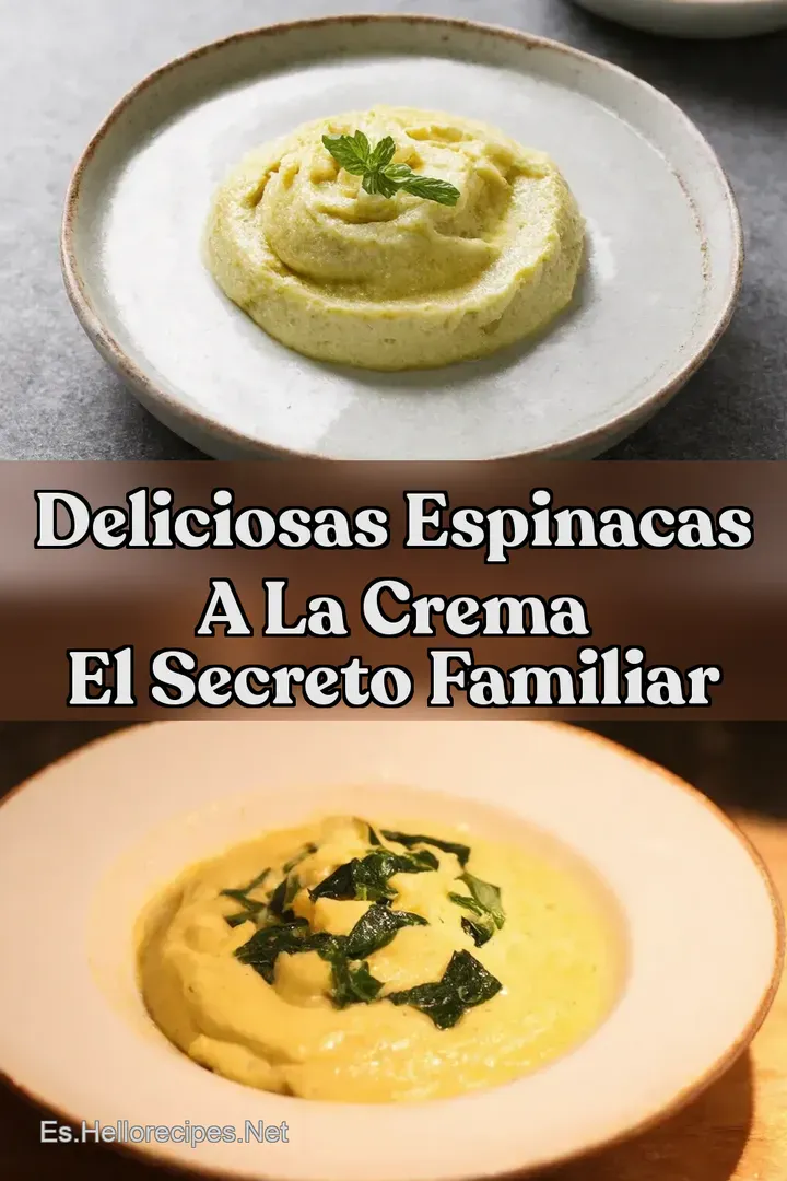 Deliciosas Espinacas a la Crema El Secreto Familiar
