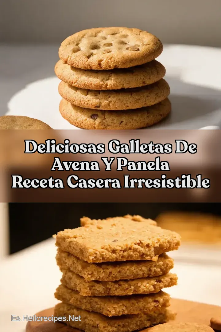 Deliciosas Galletas de Avena y Panela Receta Casera Irresistible