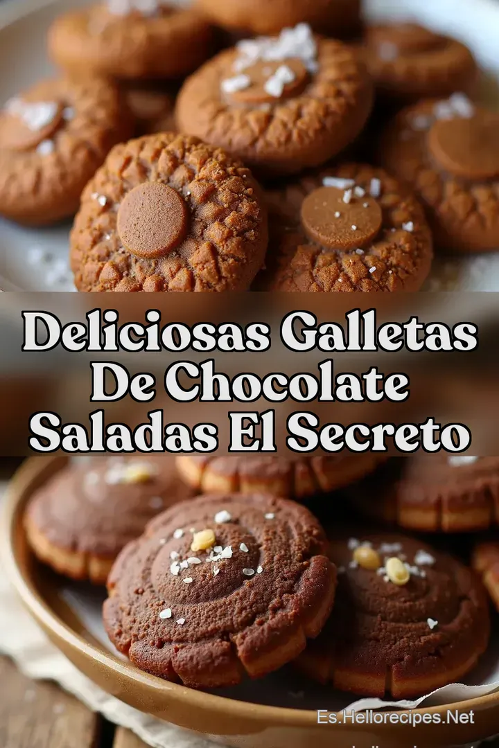 Deliciosas Galletas de Chocolate Saladas El Secreto