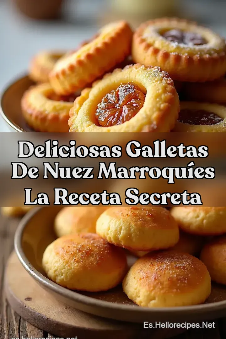 Deliciosas Galletas de Nuez Marroqu&iacute;es La Receta Secreta