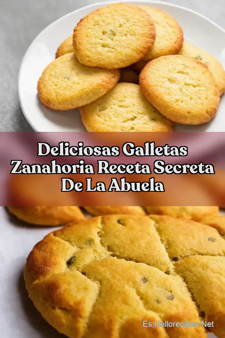 Deliciosas Galletas Zanahoria Receta Secreta de la Abuela