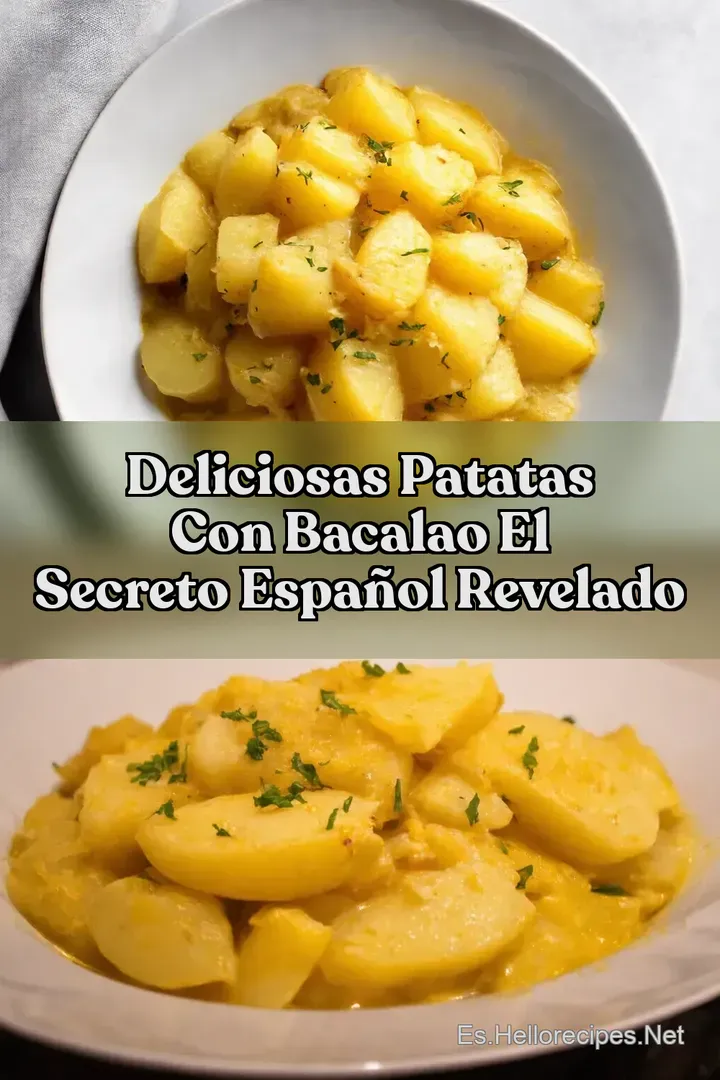 Deliciosas Patatas con Bacalao El Secreto Espa&ntilde;ol Revelado