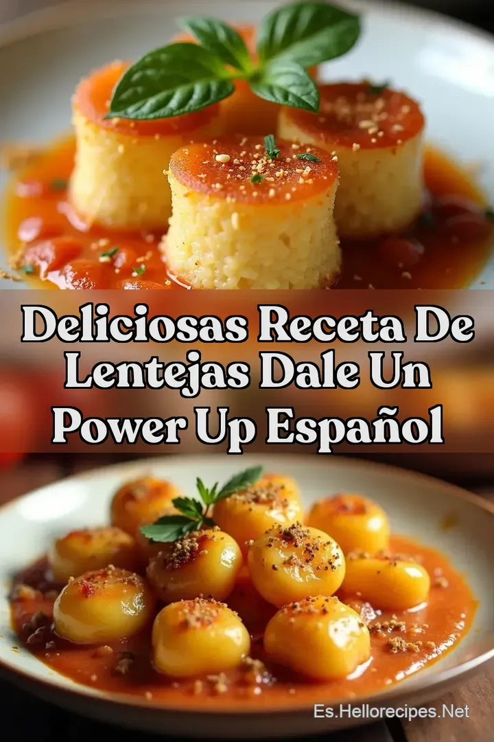 Deliciosas Receta de Lentejas Dale un Power Up Espa&ntilde;ol