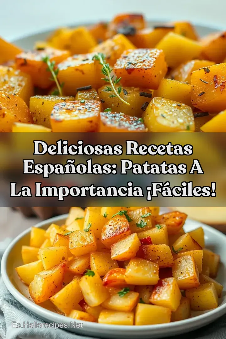 Deliciosas Recetas Espa&ntilde;olas: Patatas a la Importancia &iexcl;F&aacute;ciles!