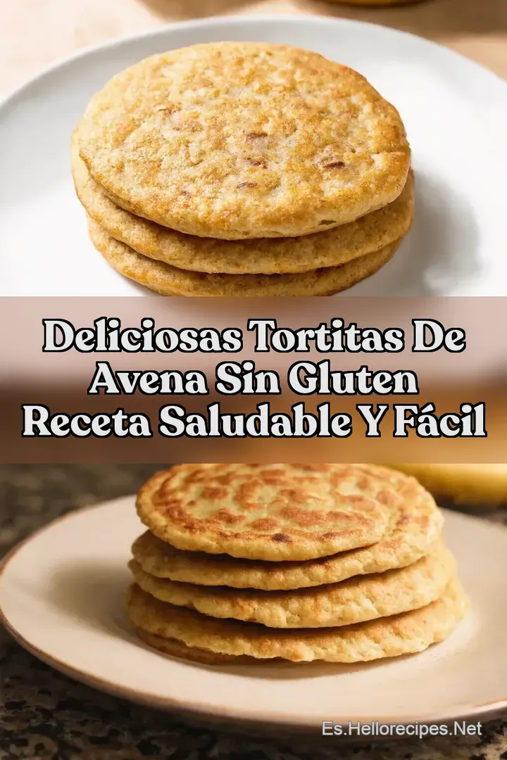 Deliciosas Tortitas de Avena Sin Gluten Receta Saludable Y F&aacute;cil