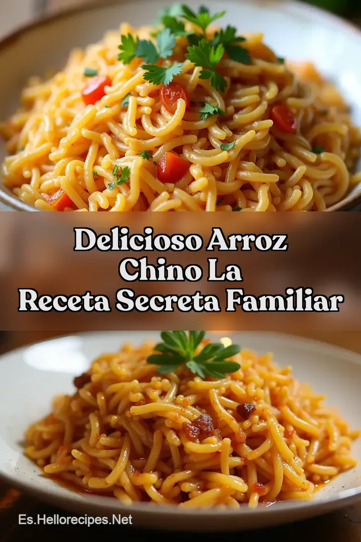 Delicioso Arroz Chino La Receta Secreta Familiar