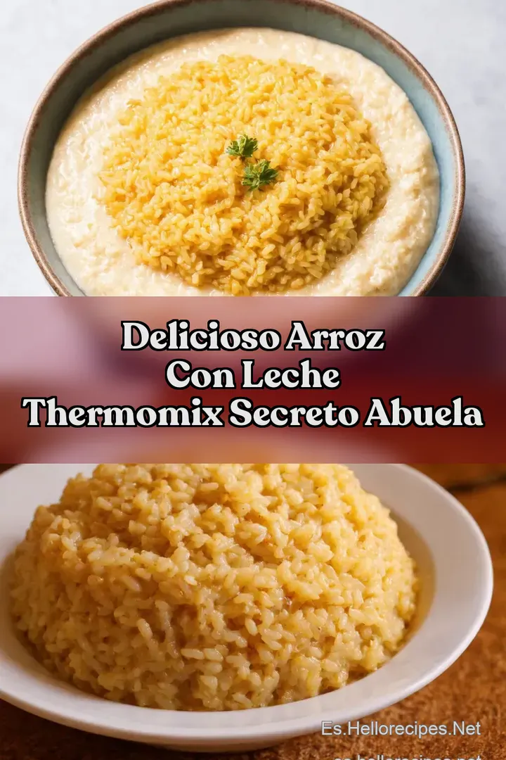 Delicioso Arroz Con Leche Thermomix Secreto Abuela