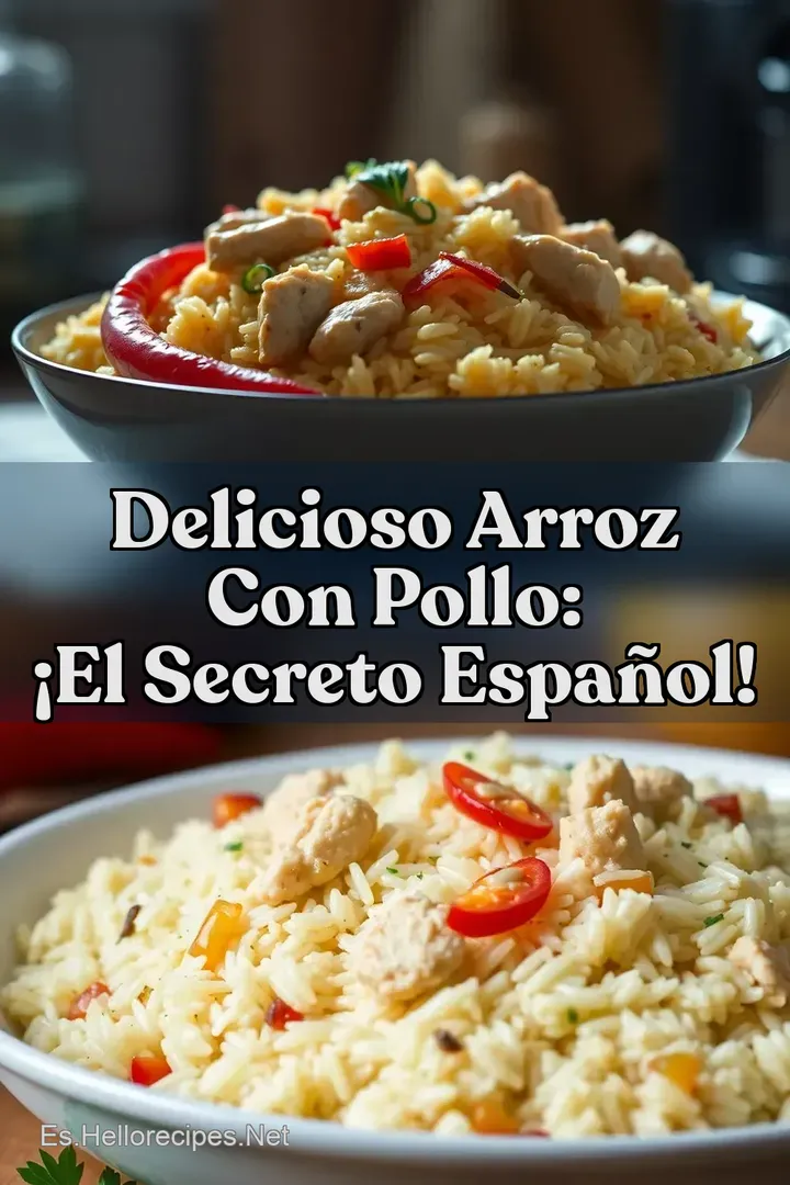 Delicioso Arroz con Pollo: &iexcl;El Secreto Espa&ntilde;ol!
