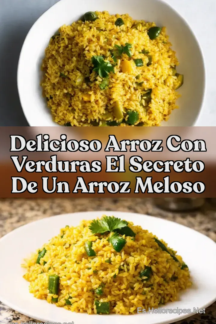 Delicioso Arroz con Verduras El Secreto de un Arroz Meloso