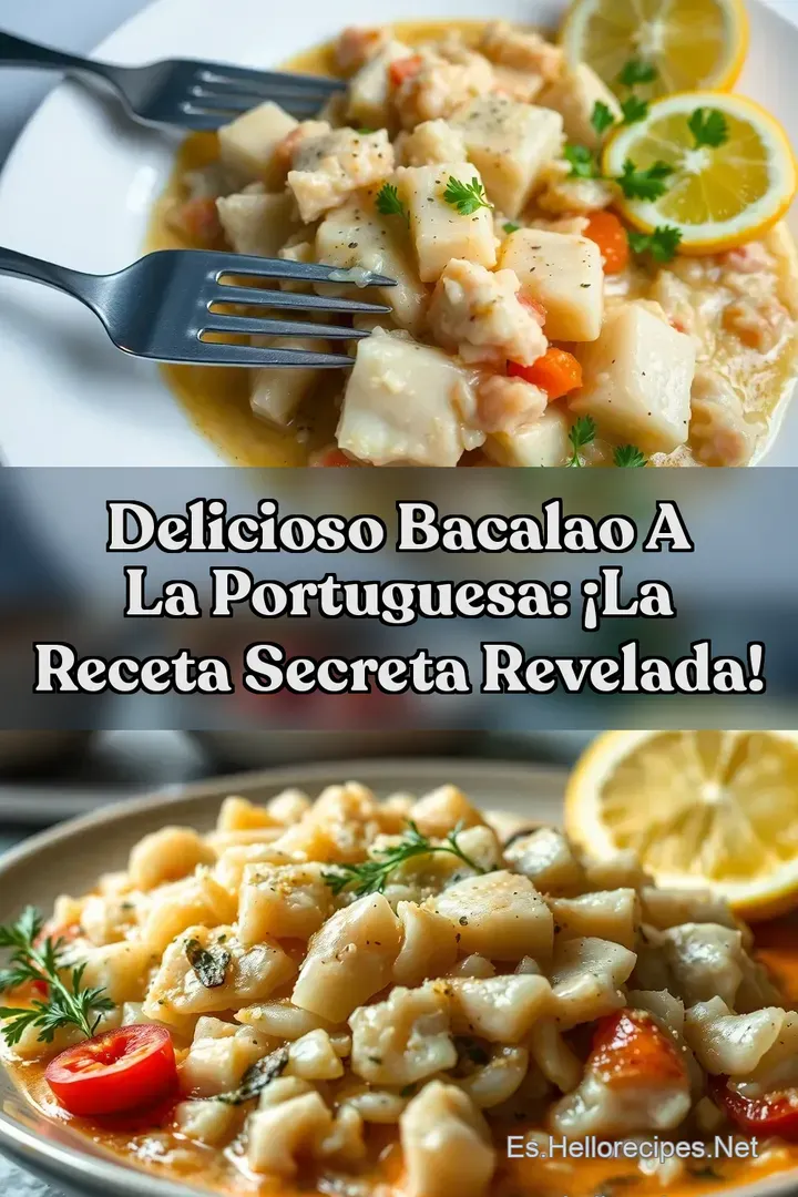 Delicioso Bacalao a la Portuguesa: &iexcl;La Receta Secreta Revelada!